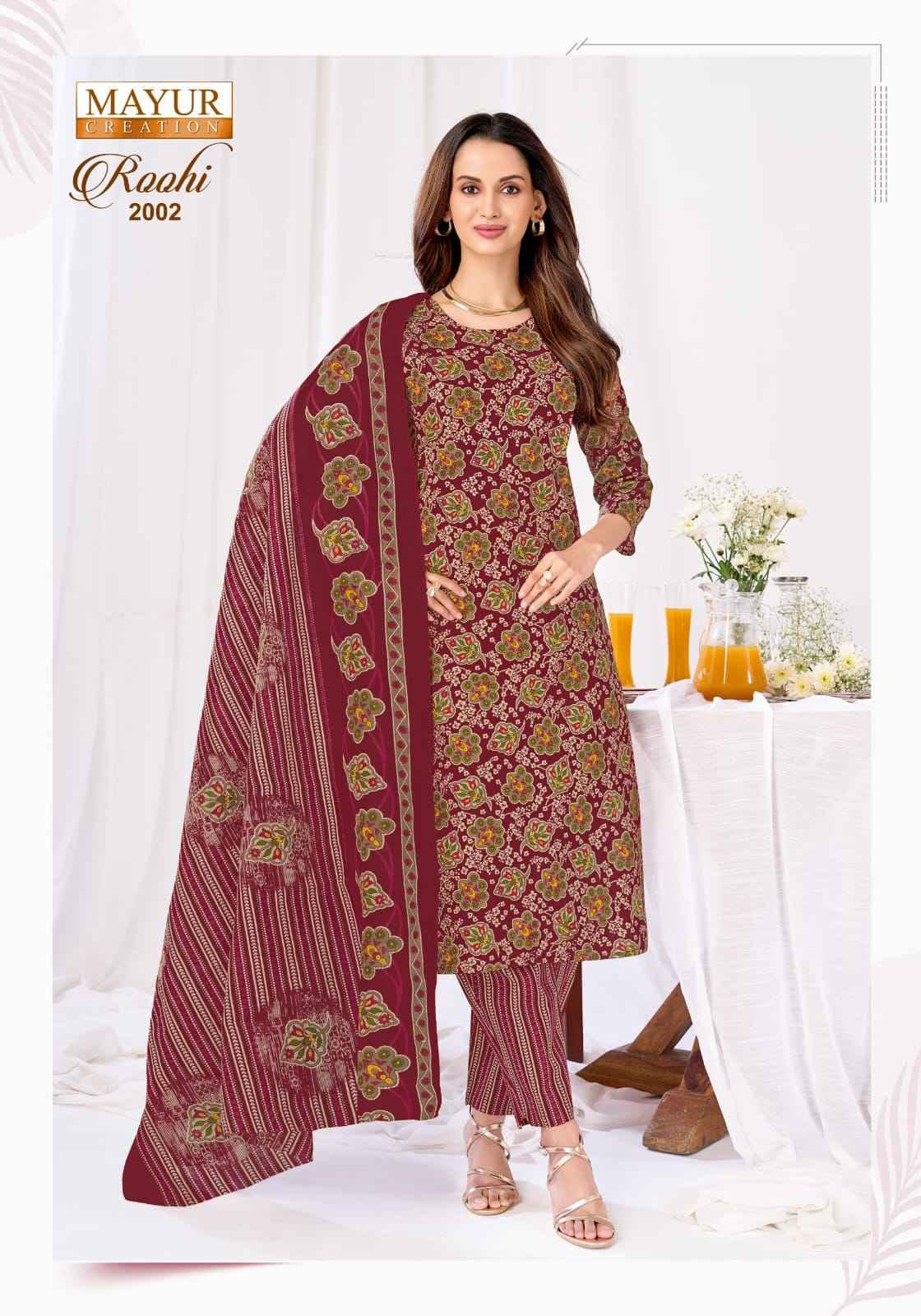 MAYUR ROOHI VOL-2 COTTON PRINTED DRESS MATERIAL