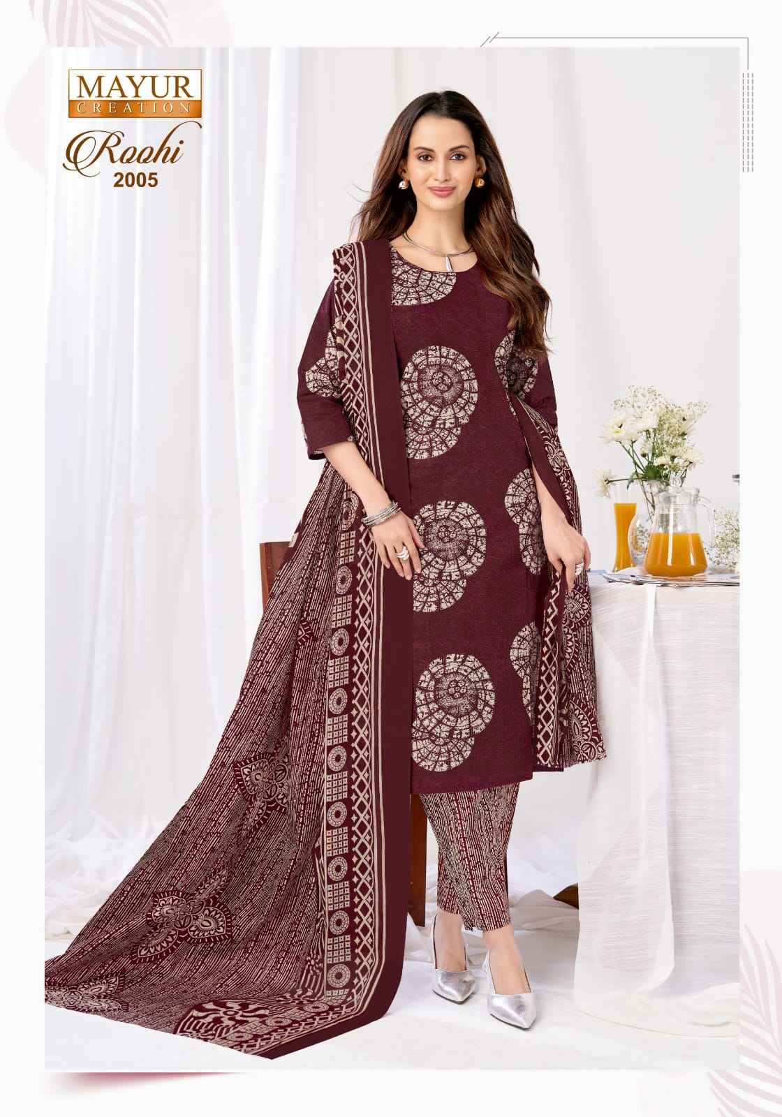 MAYUR ROOHI VOL-2 COTTON PRINTED DRESS MATERIAL