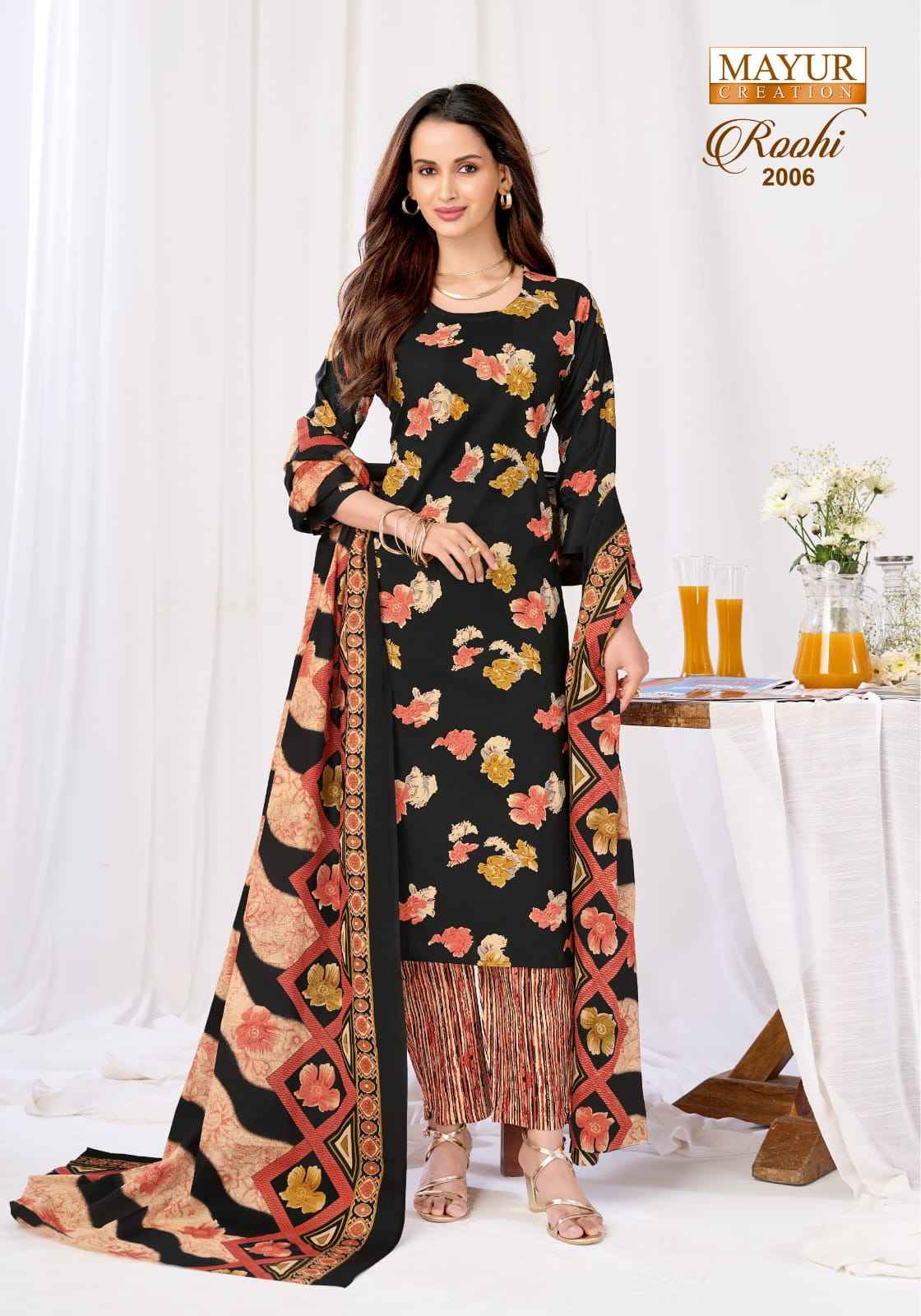 MAYUR ROOHI VOL-2 COTTON PRINTED DRESS MATERIAL