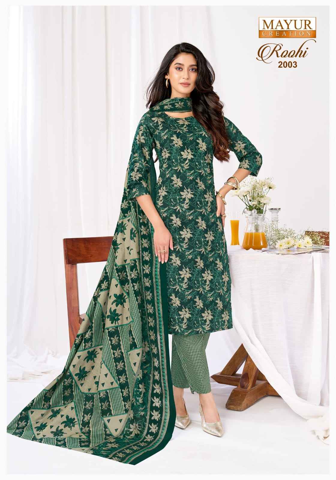 MAYUR ROOHI VOL-2 COTTON PRINTED DRESS MATERIAL