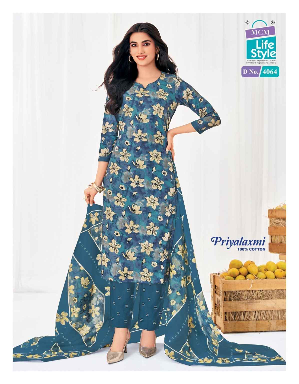 MCM PRIYALAXMI VOL-40 PURE COTTON PRINTED DRESS MATERIAL