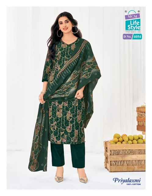 MCM PRIYALAXMI VOL-40 PURE COTTON PRINTED DRESS MATERIAL