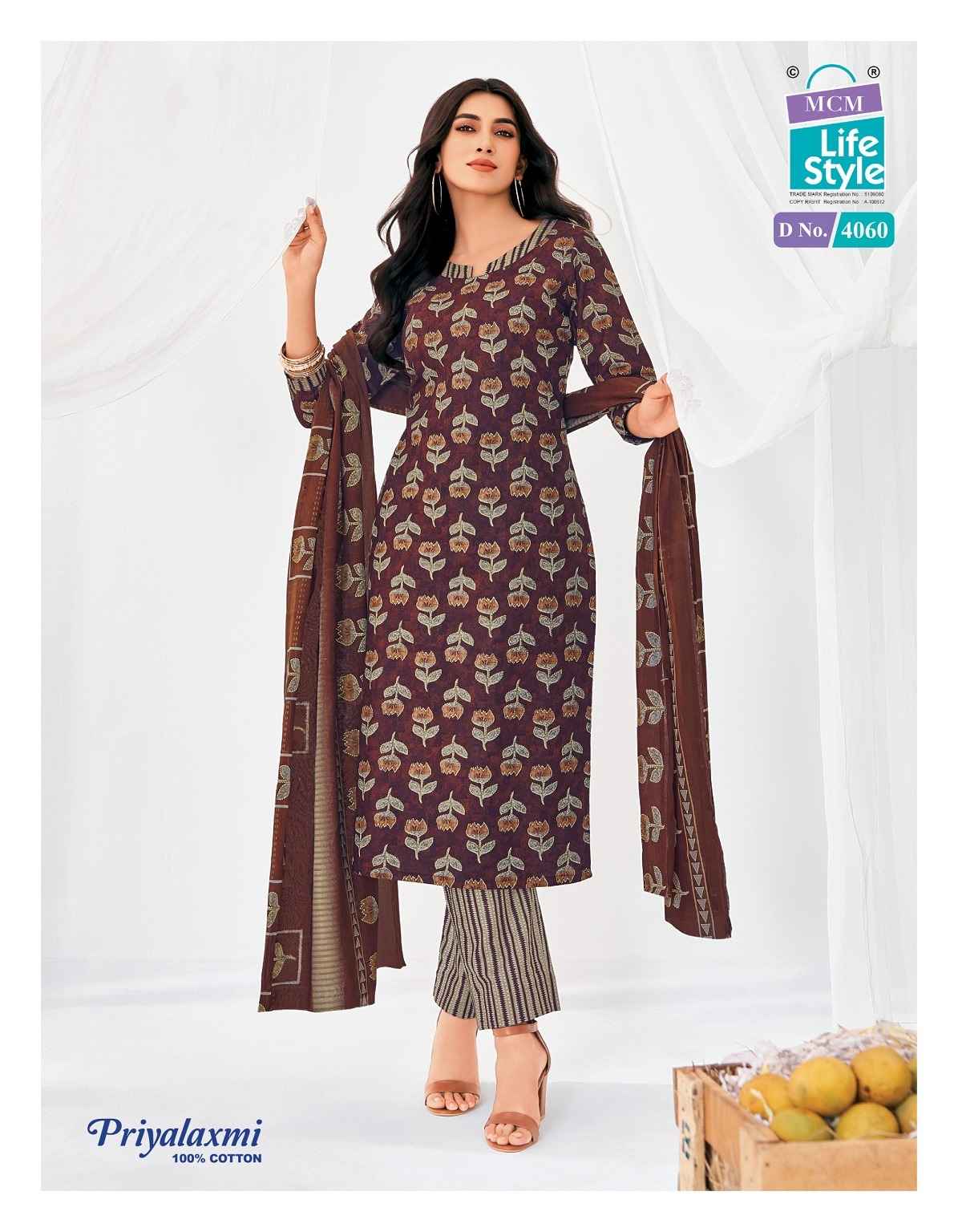 MCM PRIYALAXMI VOL-40 PURE COTTON PRINTED DRESS MATERIAL