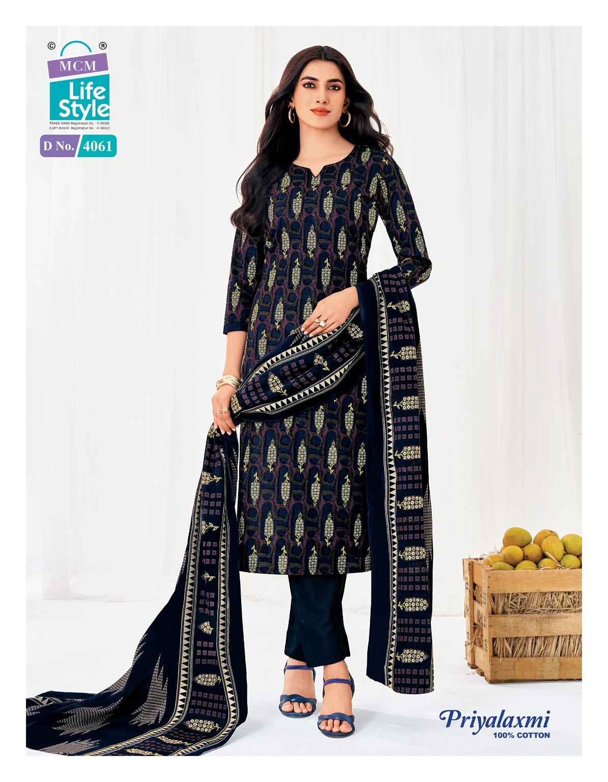 MCM PRIYALAXMI VOL-40 PURE COTTON PRINTED DRESS MATERIAL