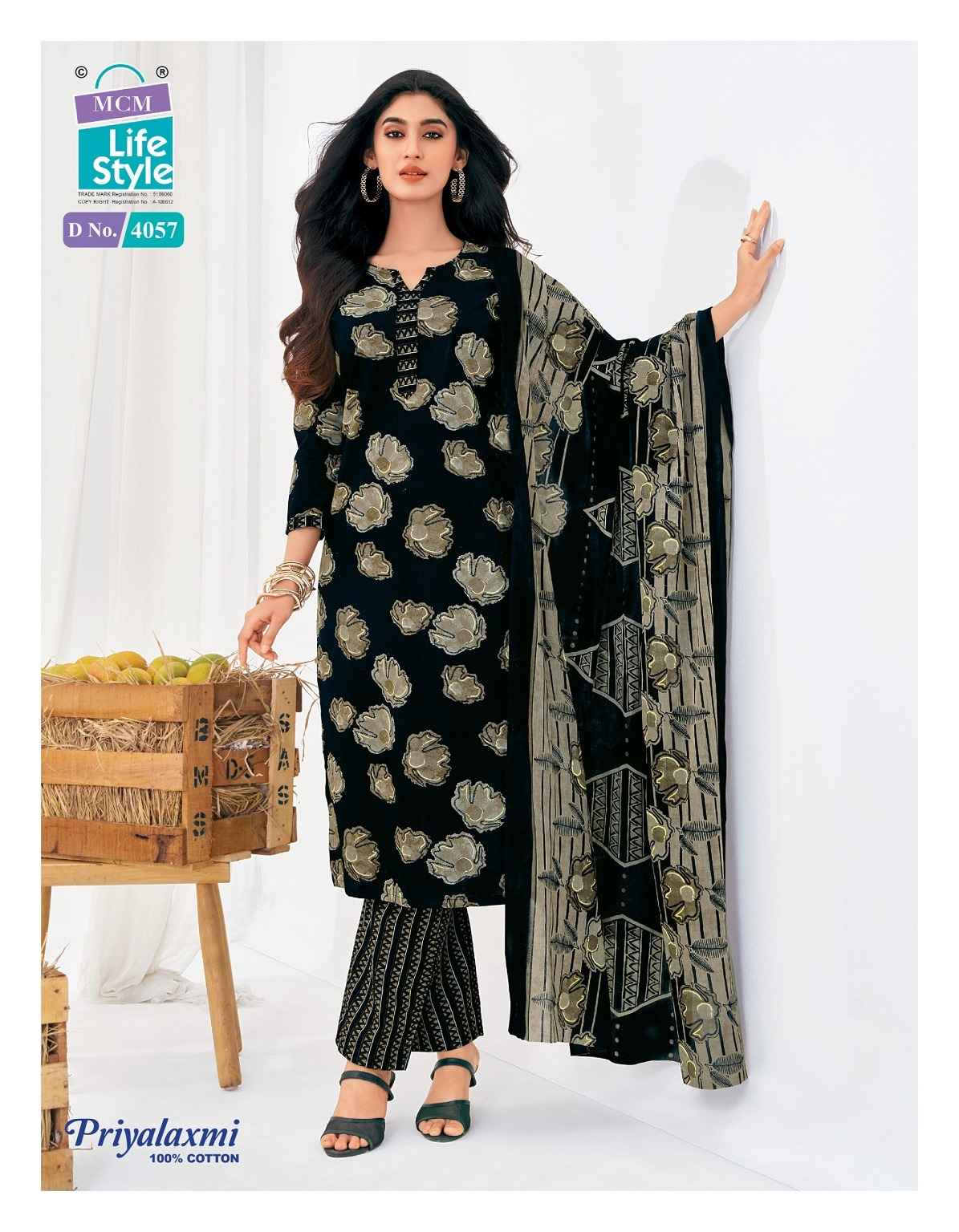 MCM PRIYALAXMI VOL-40 PURE COTTON PRINTED DRESS MATERIAL