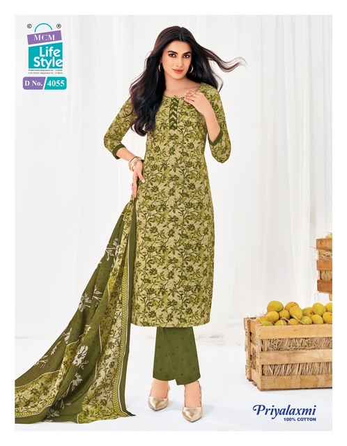 MCM PRIYALAXMI VOL-40 PURE COTTON PRINTED DRESS MATERIAL