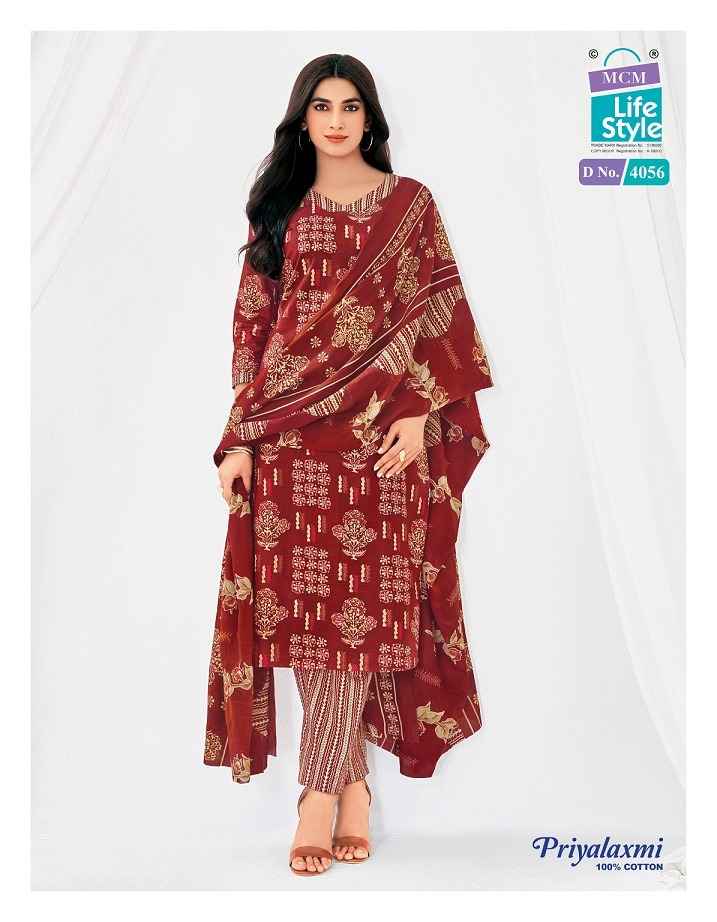 MCM PRIYALAXMI VOL-40 PURE COTTON PRINTED DRESS MATERIAL