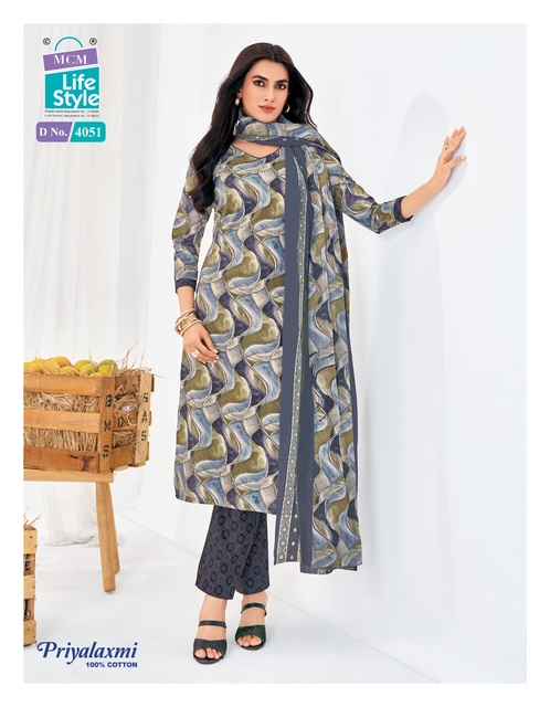 MCM PRIYALAXMI VOL-40 PURE COTTON PRINTED DRESS MATERIAL