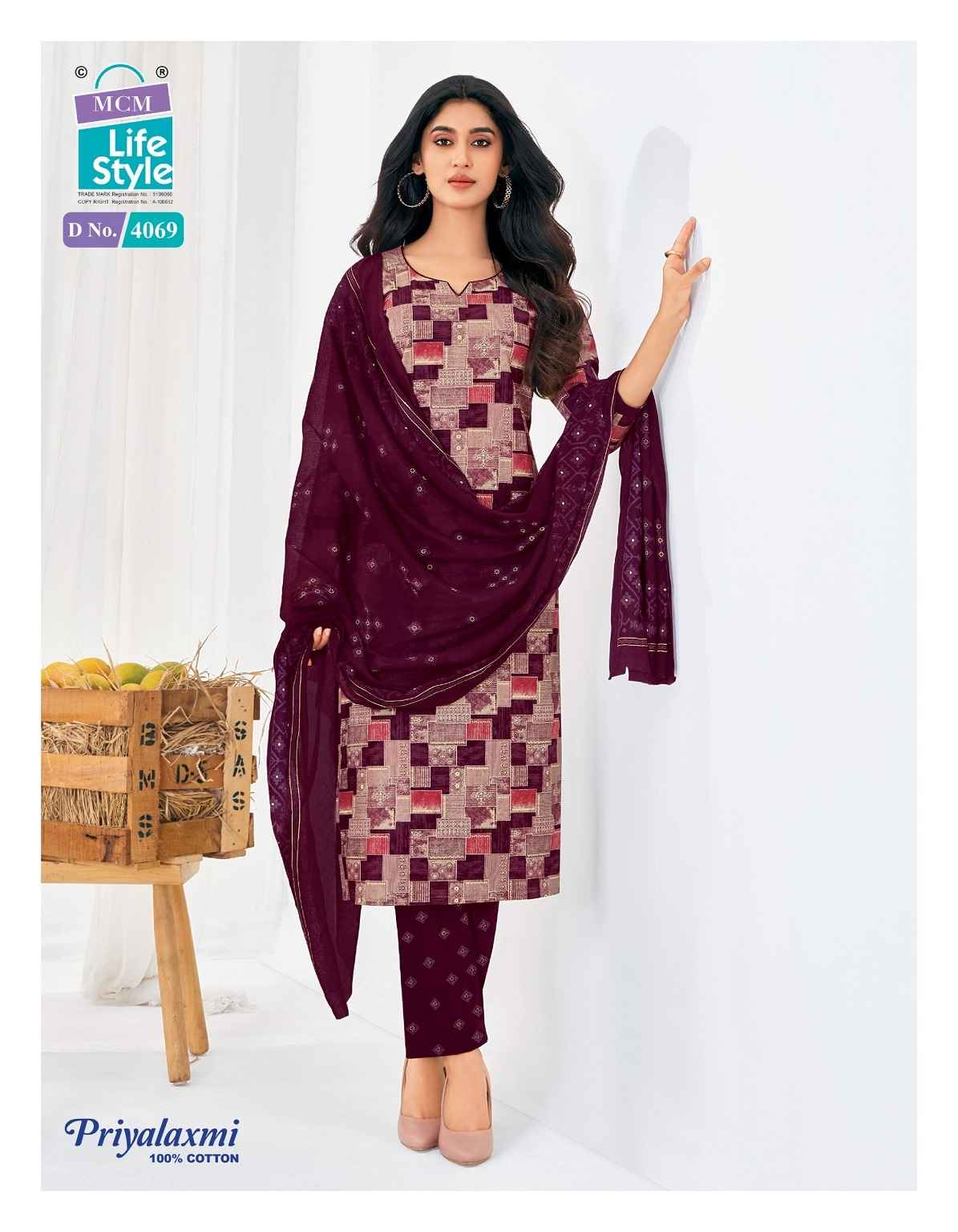 MCM PRIYALAXMI VOL-40 PURE COTTON PRINTED DRESS MATERIAL