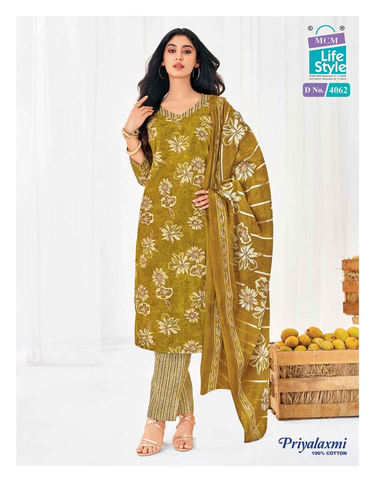 MCM PRIYALAXMI VOL-40 PURE COTTON PRINTED DRESS MATERIAL