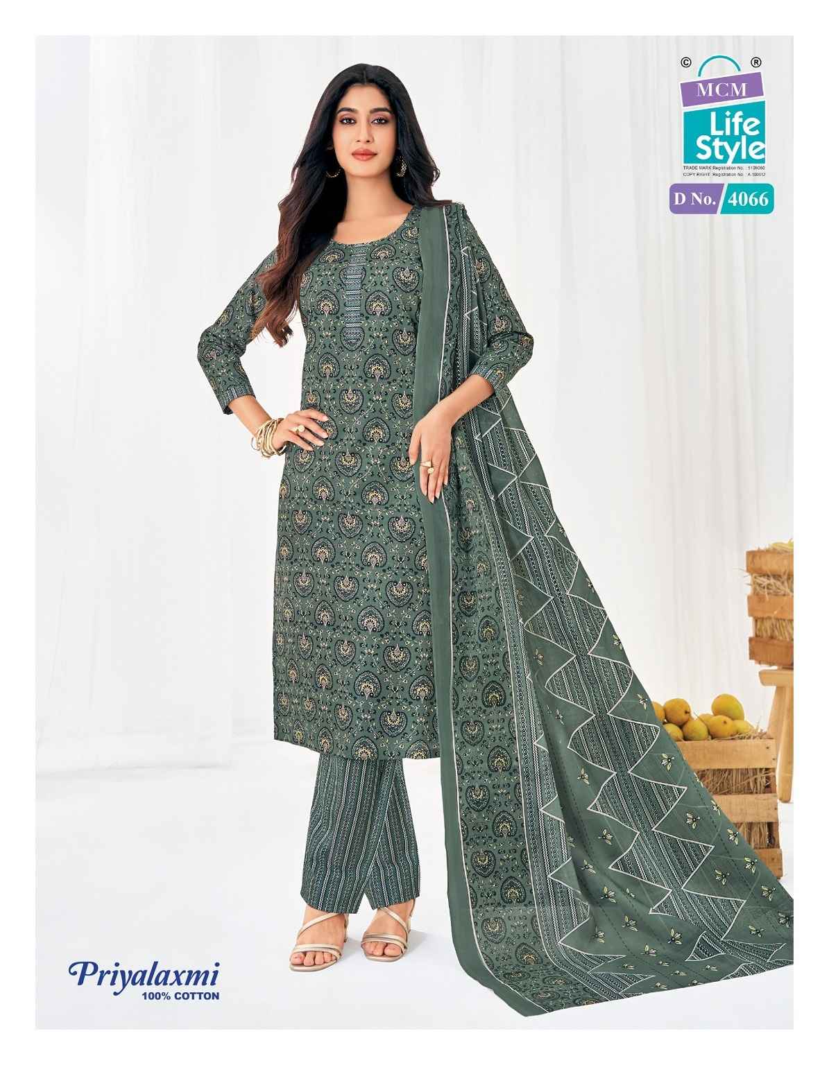 MCM PRIYALAXMI VOL-40 PURE COTTON PRINTED DRESS MATERIAL