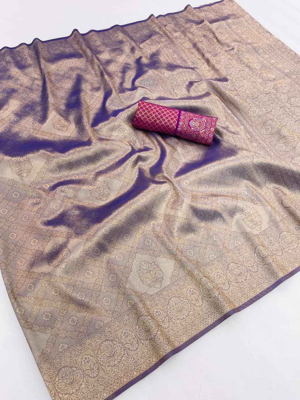 PREMIUM KANJIVARAM SILK ZARI WOVEN SAREE