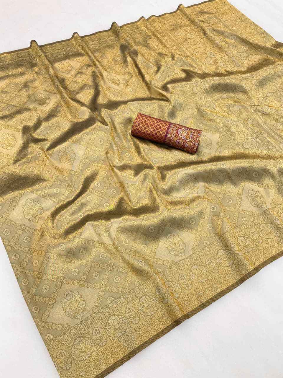PREMIUM KANJIVARAM SILK ZARI WOVEN SAREE