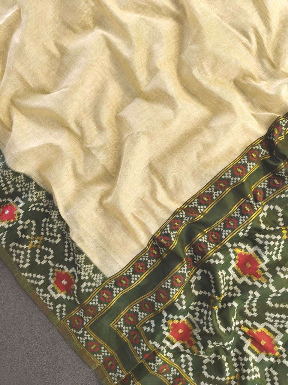 PREMIUM SOFT MUGA COTTON ZARI WEAVING PATOLA SAREE