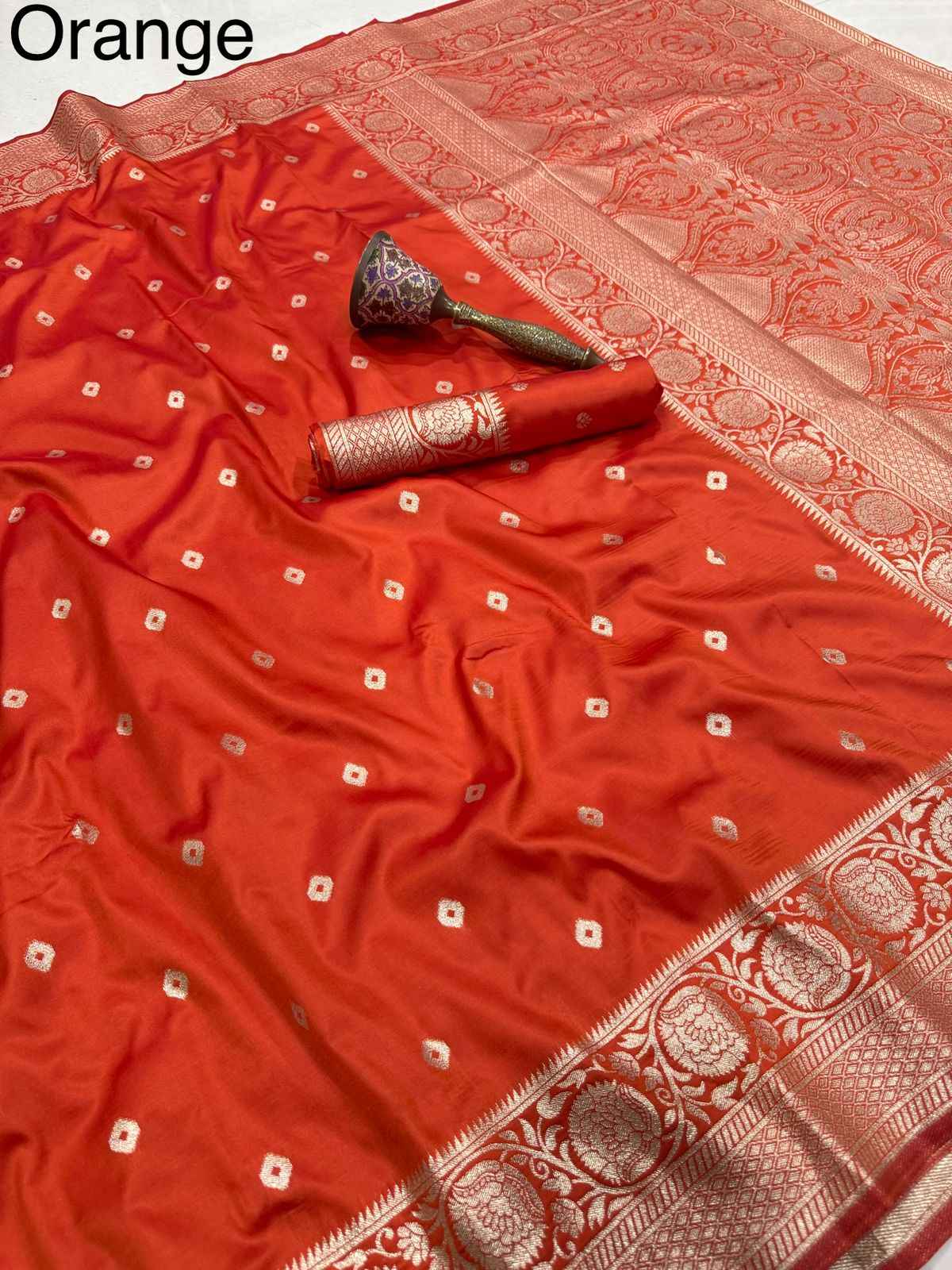 PURE HEAVY BANARASI SILK GOLD JARI WEAVING SAREE