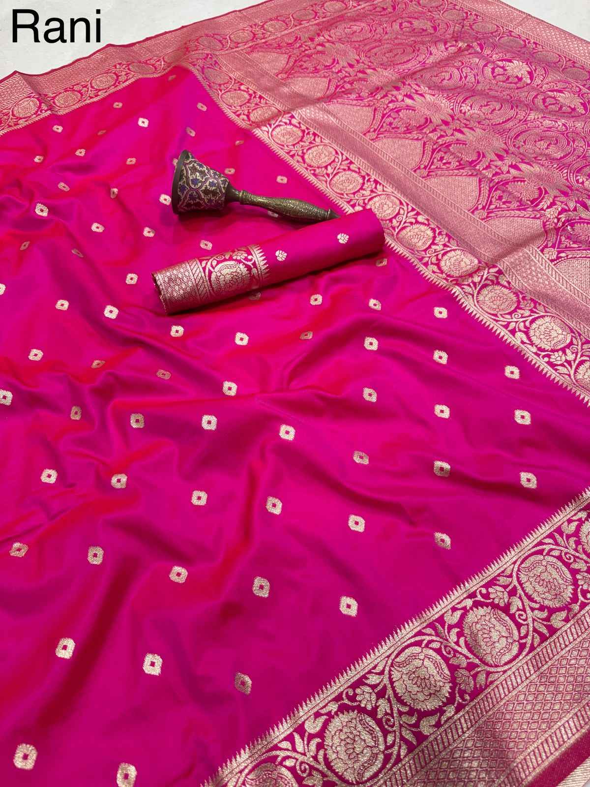 PURE HEAVY BANARASI SILK GOLD JARI WEAVING SAREE