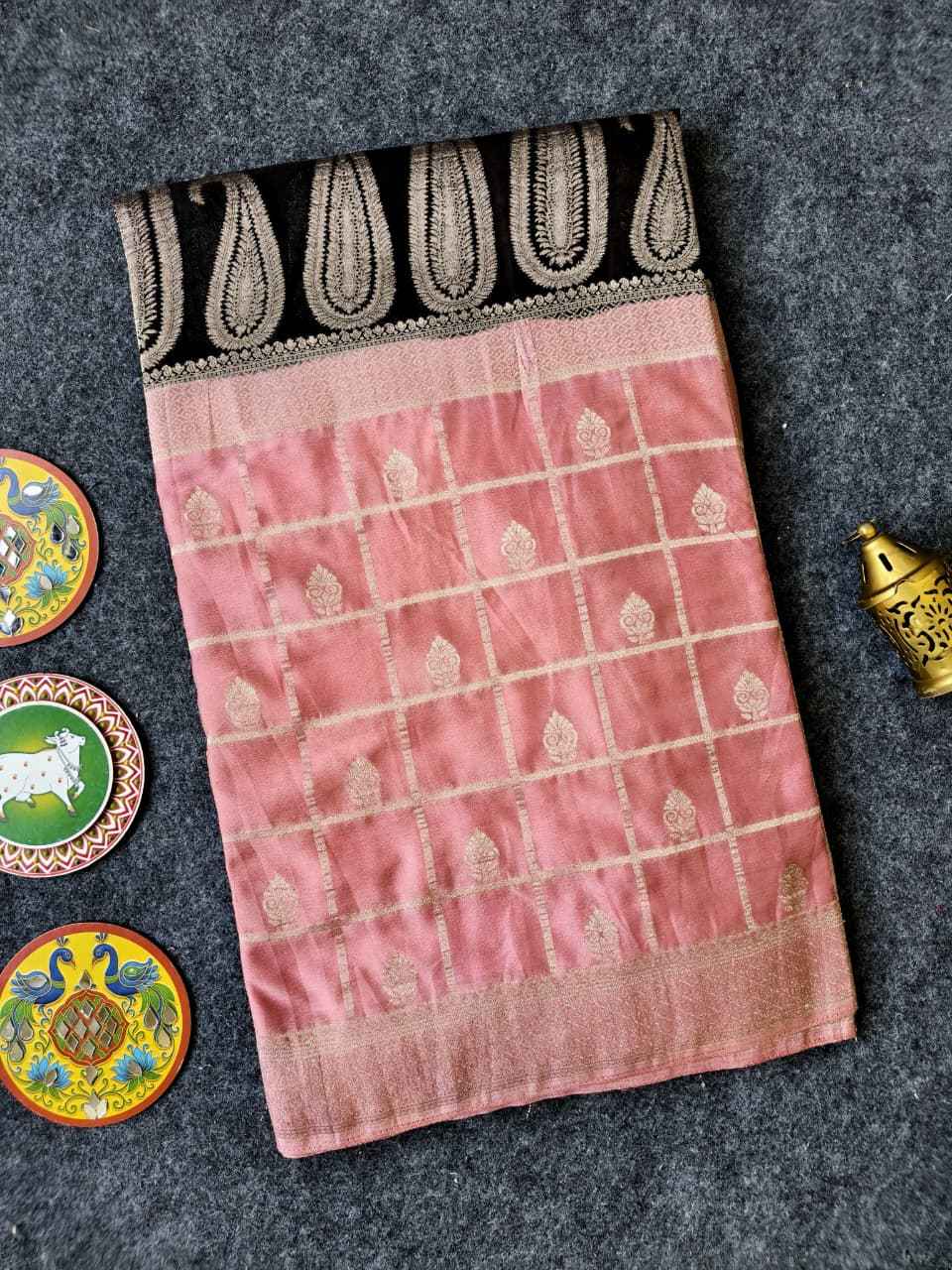 PURE KUBERA CONCEPT IN VISCOSE GEORGETTE SAREE 