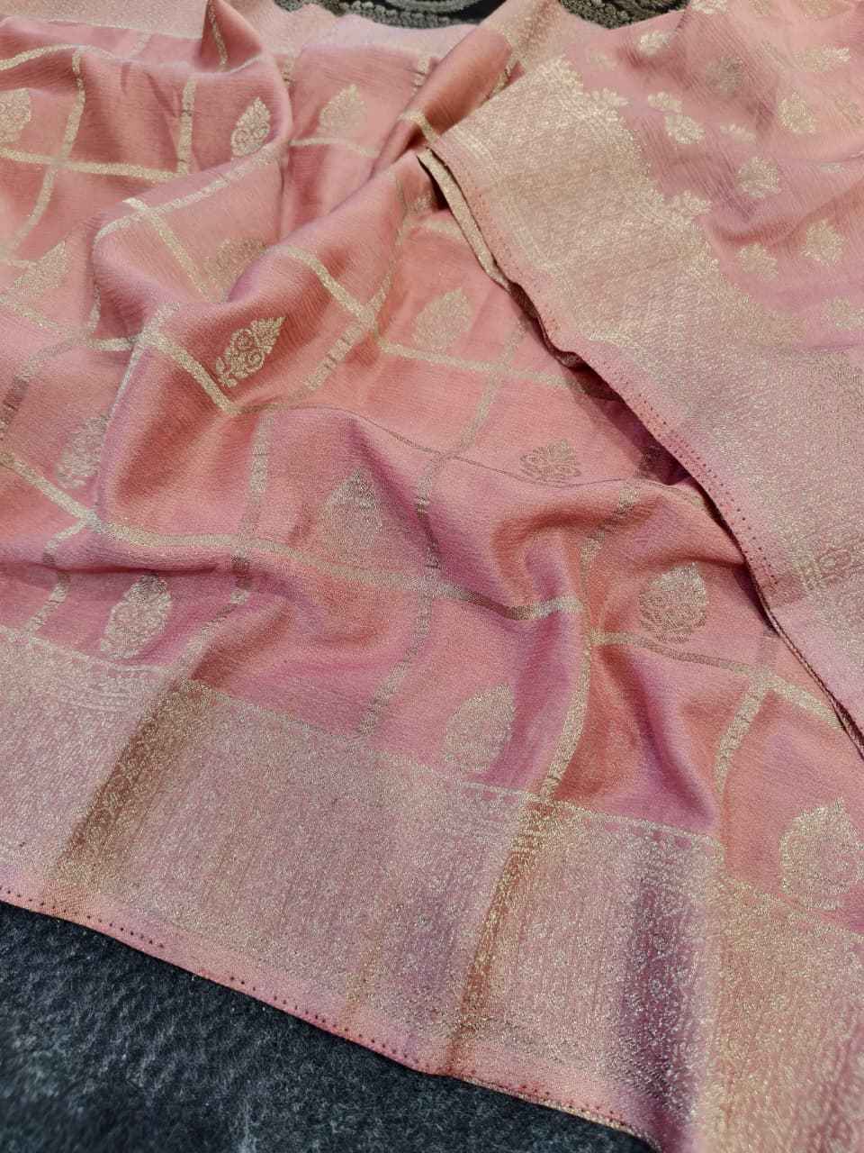 PURE KUBERA CONCEPT IN VISCOSE GEORGETTE SAREE 
