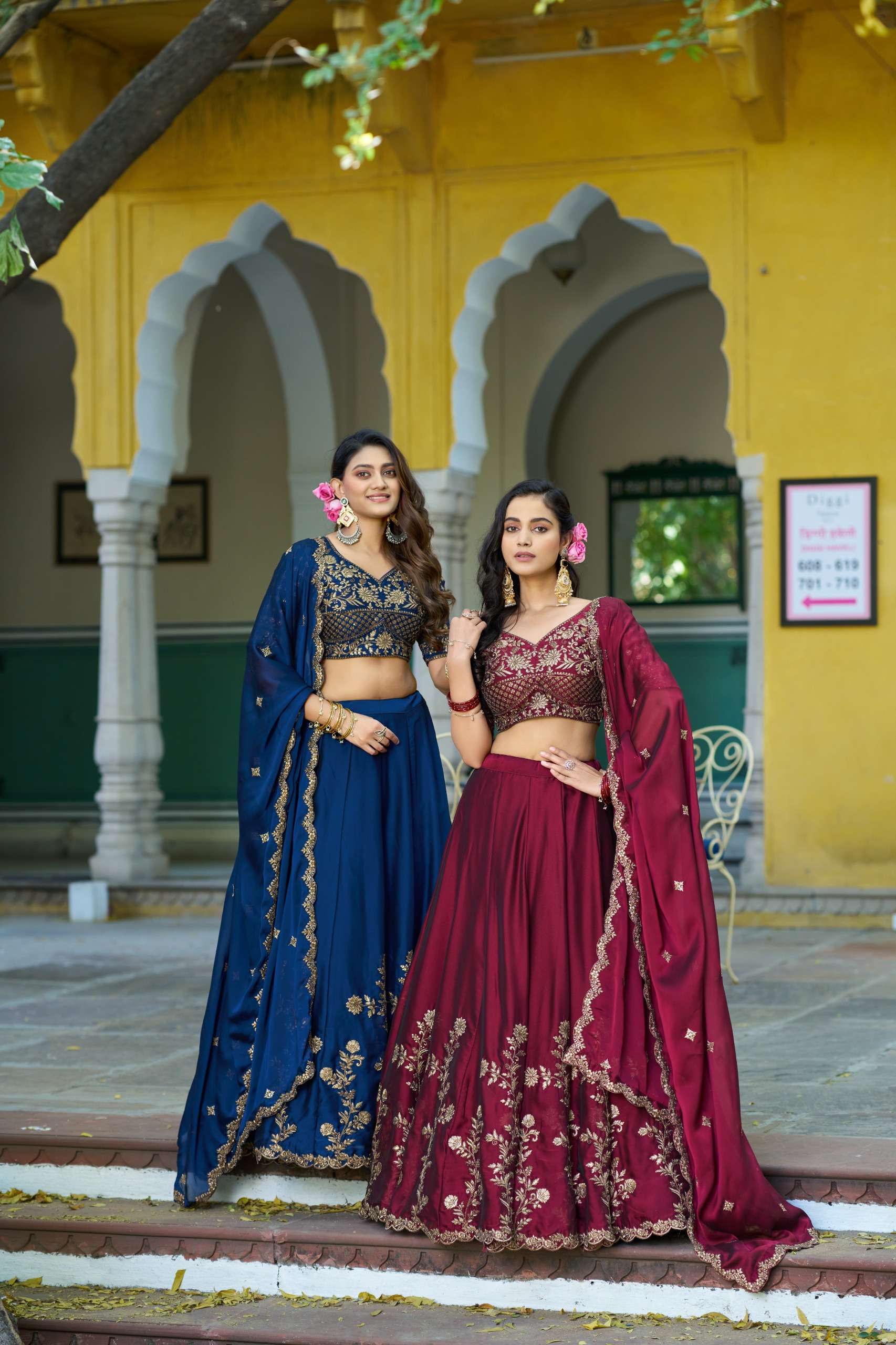 RANGOLI SILK SEQUINS AND THREAD EMBROIDERY WORK LEHENGA CHOLI WHOLESALE ...
