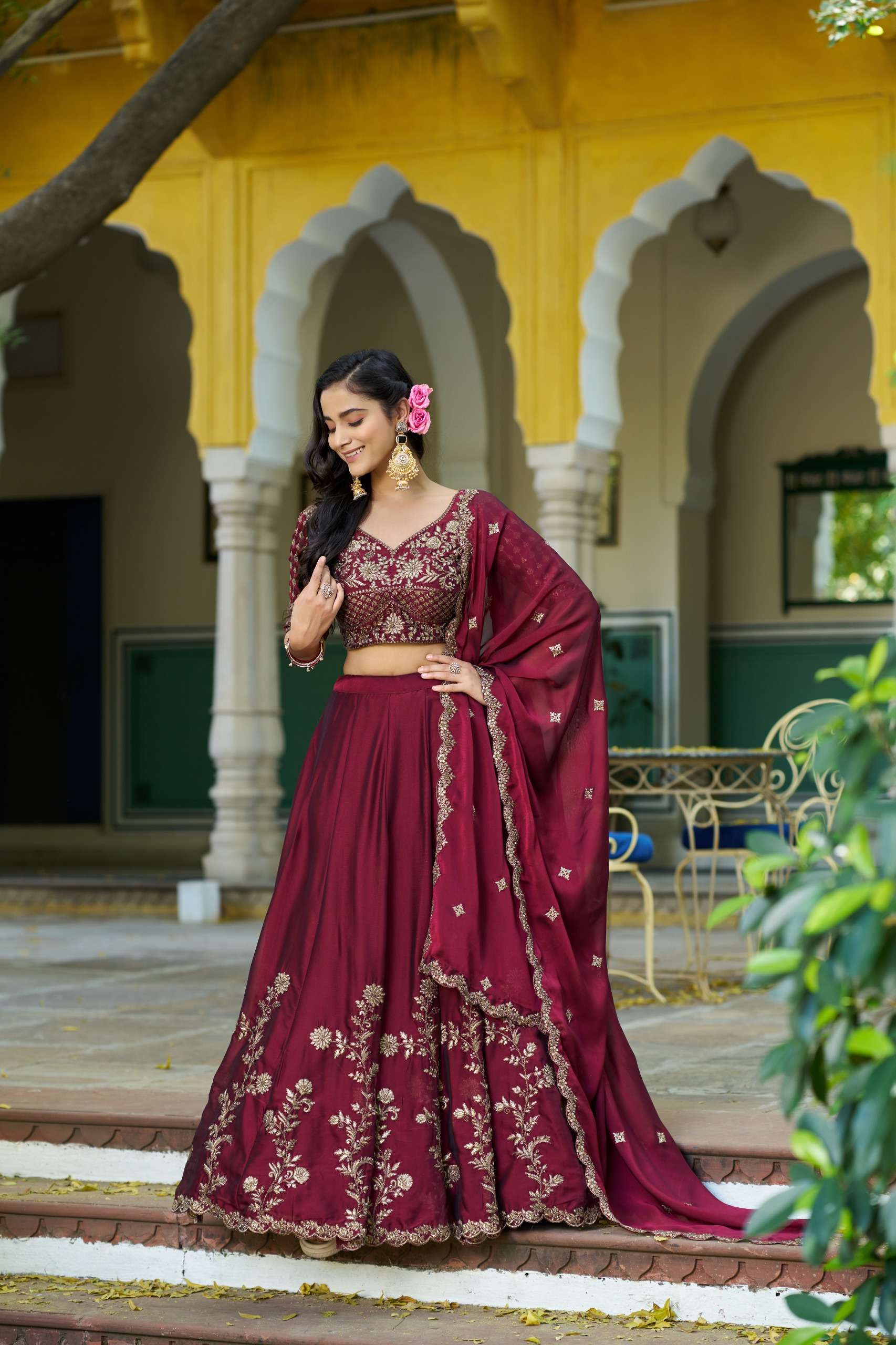 RANGOLI SILK SEQUINS AND THREAD EMBROIDERY WORK LEHENGA CHOLI WHOLESALE ...