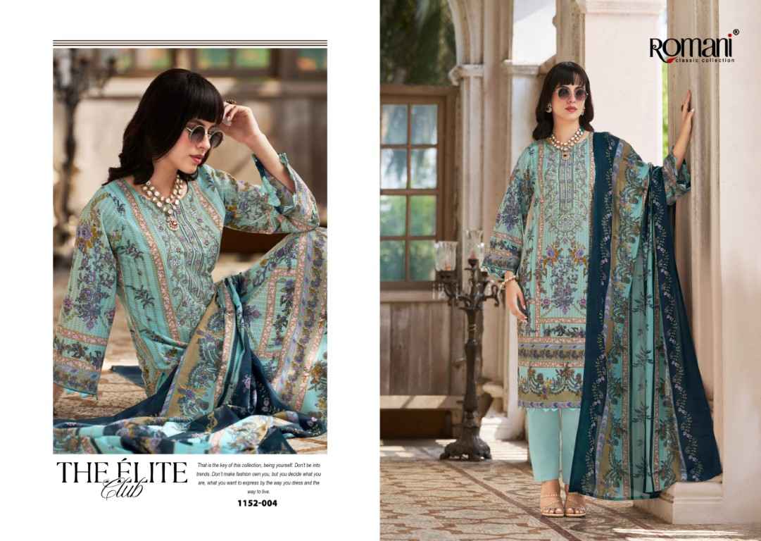ROMANI AARZU VOL-33 SOFT COTTON DIGITAL PRINTED EMBROIDERY DRESS MATERIAL 