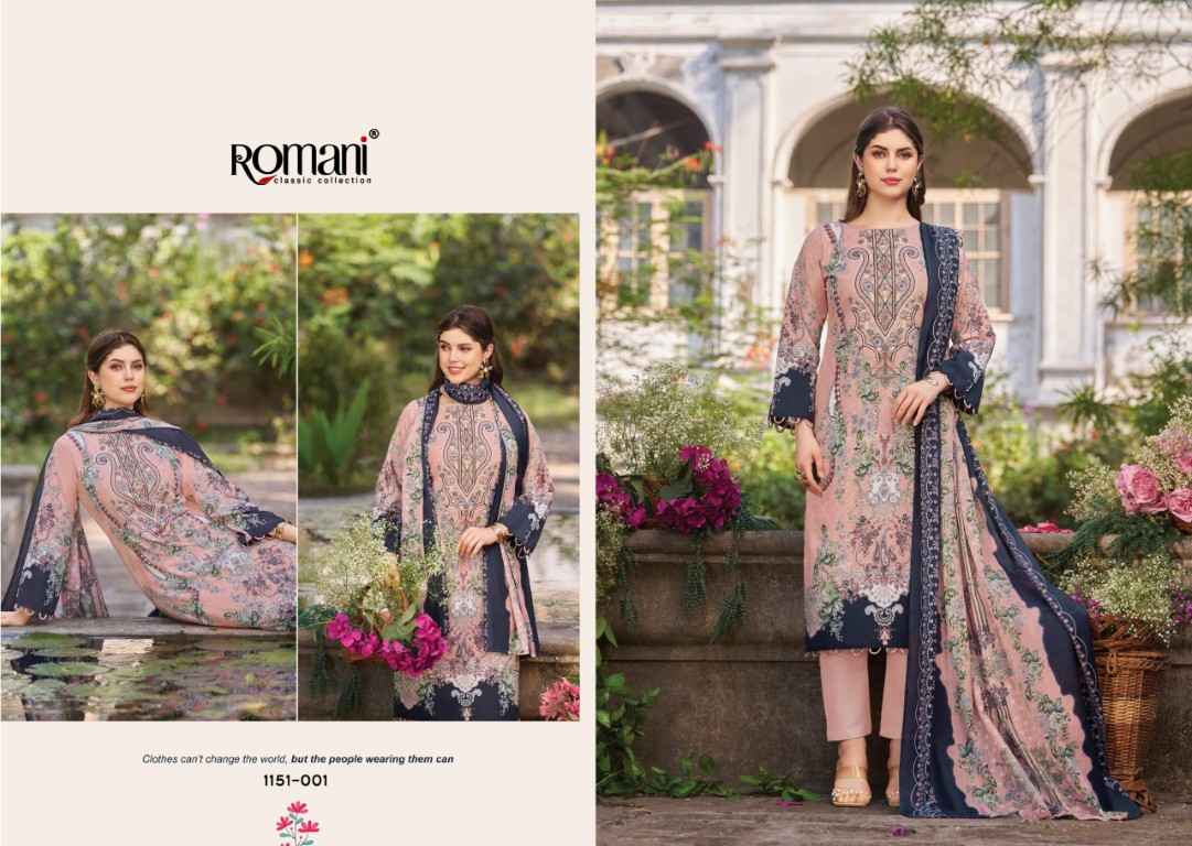 ROMANI NEEDLE WONDER VOL-13 SOFT COTTON DIGITAL PRINTED DRESS MATERIAL 