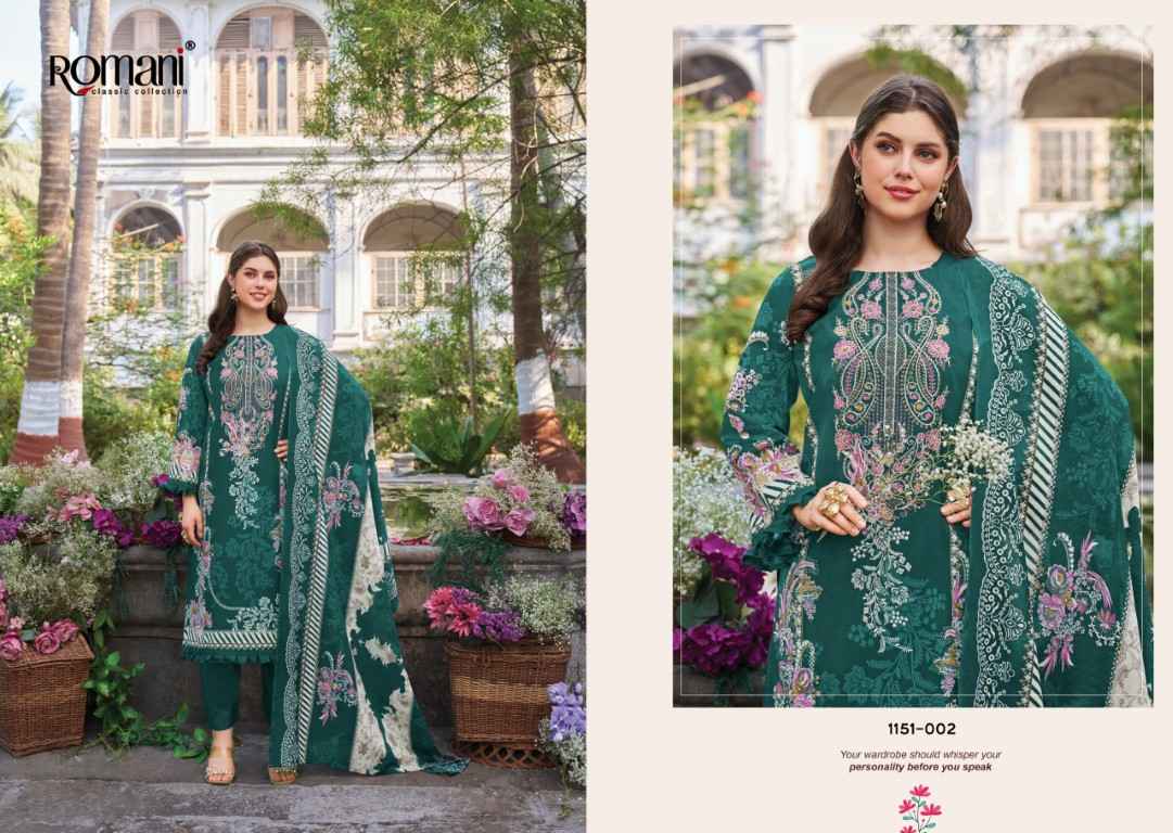 ROMANI NEEDLE WONDER VOL-13 SOFT COTTON DIGITAL PRINTED DRESS MATERIAL 