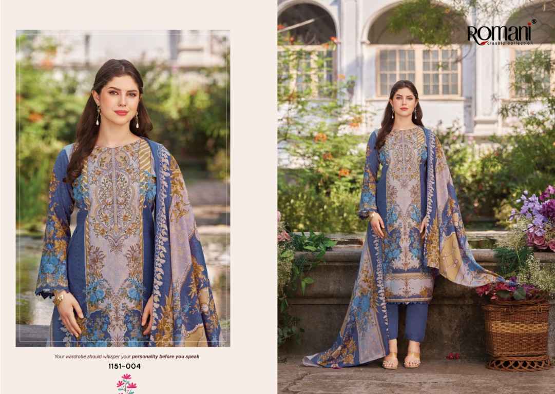 ROMANI NEEDLE WONDER VOL-13 SOFT COTTON DIGITAL PRINTED DRESS MATERIAL 