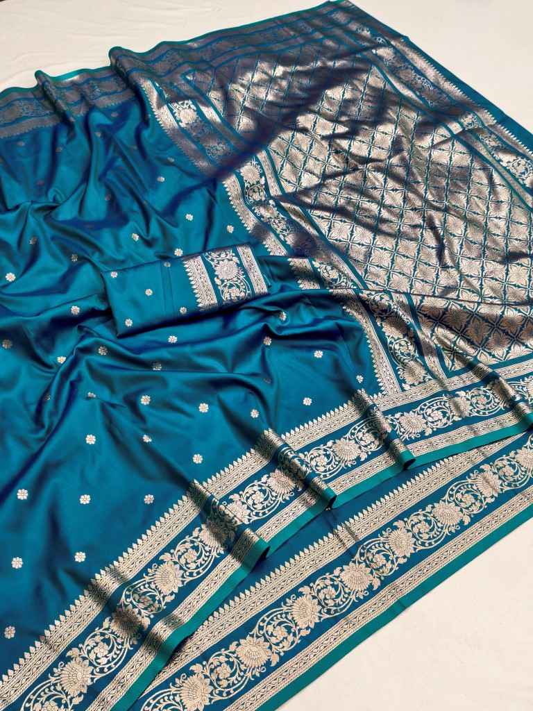 SOFT & PURE BANARASI SILK SELF ZARI WEAVING SAREE