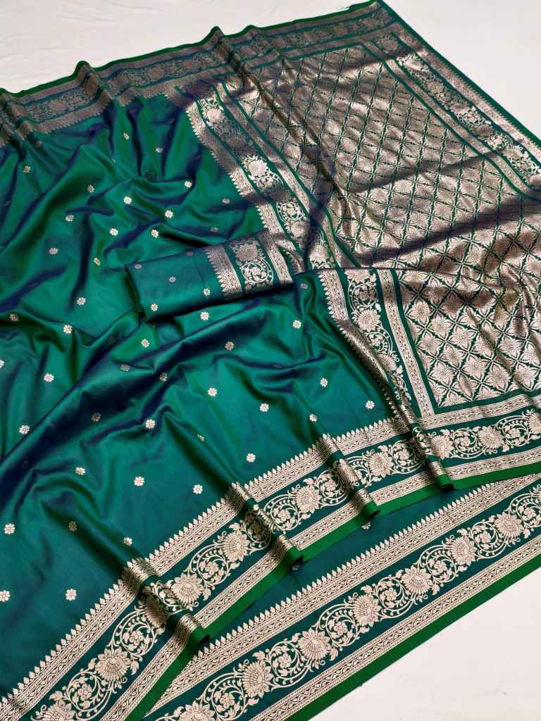 SOFT & PURE BANARASI SILK SELF ZARI WEAVING SAREE
