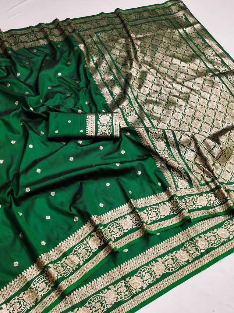 SOFT & PURE BANARASI SILK SELF ZARI WEAVING SAREE