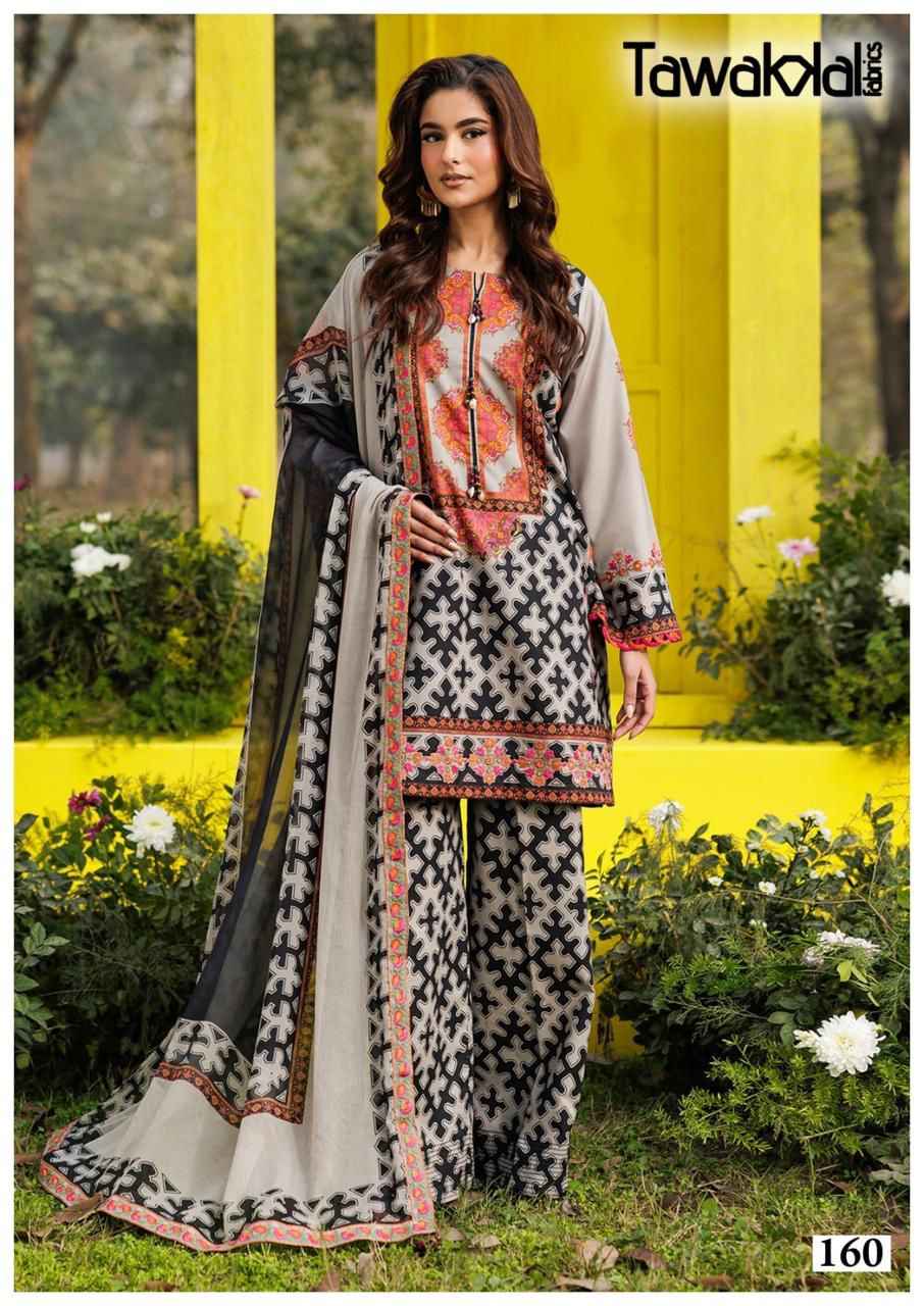 TAWAKKAL GULAAL VOL-16 PURE COTTON DRESS MATERIAL