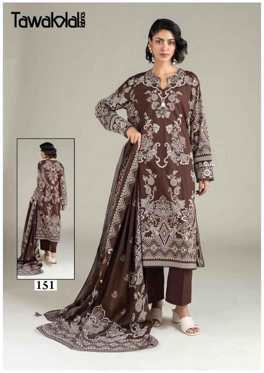TAWAKKAL GULAAL VOL-16 PURE COTTON DRESS MATERIAL