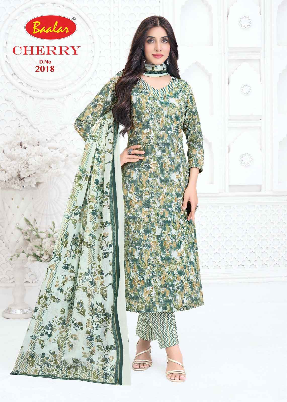 BAALAR CHERRY VOL-2 HEAVY COTTON PRINTED DRESS MATERIAL