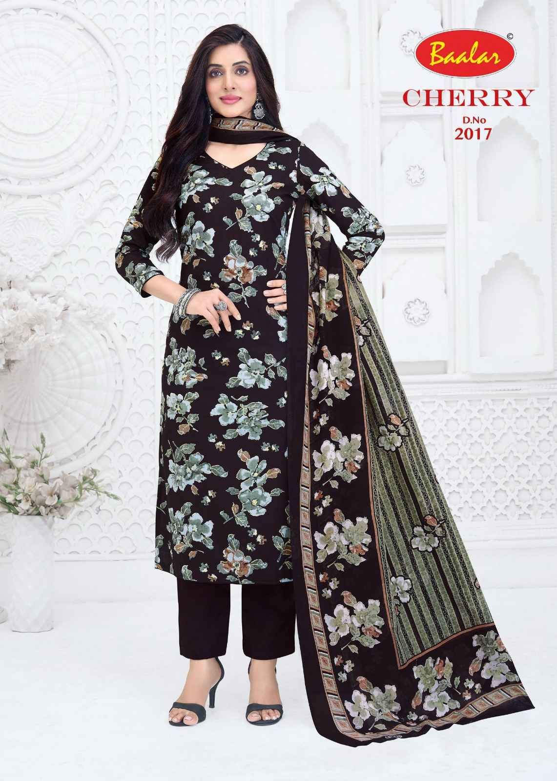 BAALAR CHERRY VOL-2 HEAVY COTTON PRINTED DRESS MATERIAL