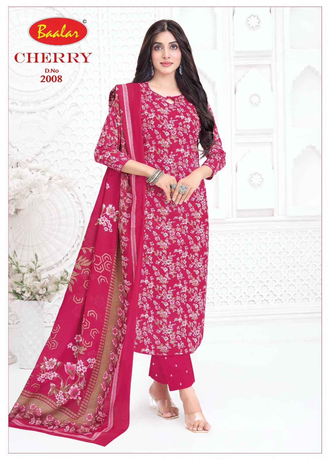 BAALAR CHERRY VOL-2 HEAVY COTTON PRINTED DRESS MATERIAL