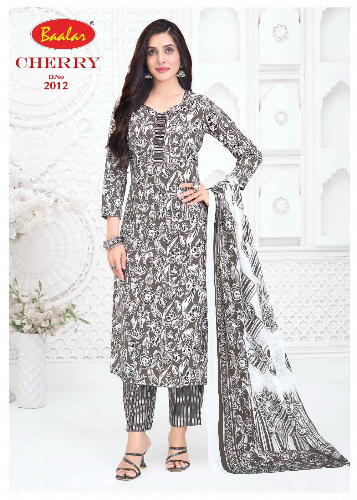BAALAR CHERRY VOL-2 HEAVY COTTON PRINTED DRESS MATERIAL