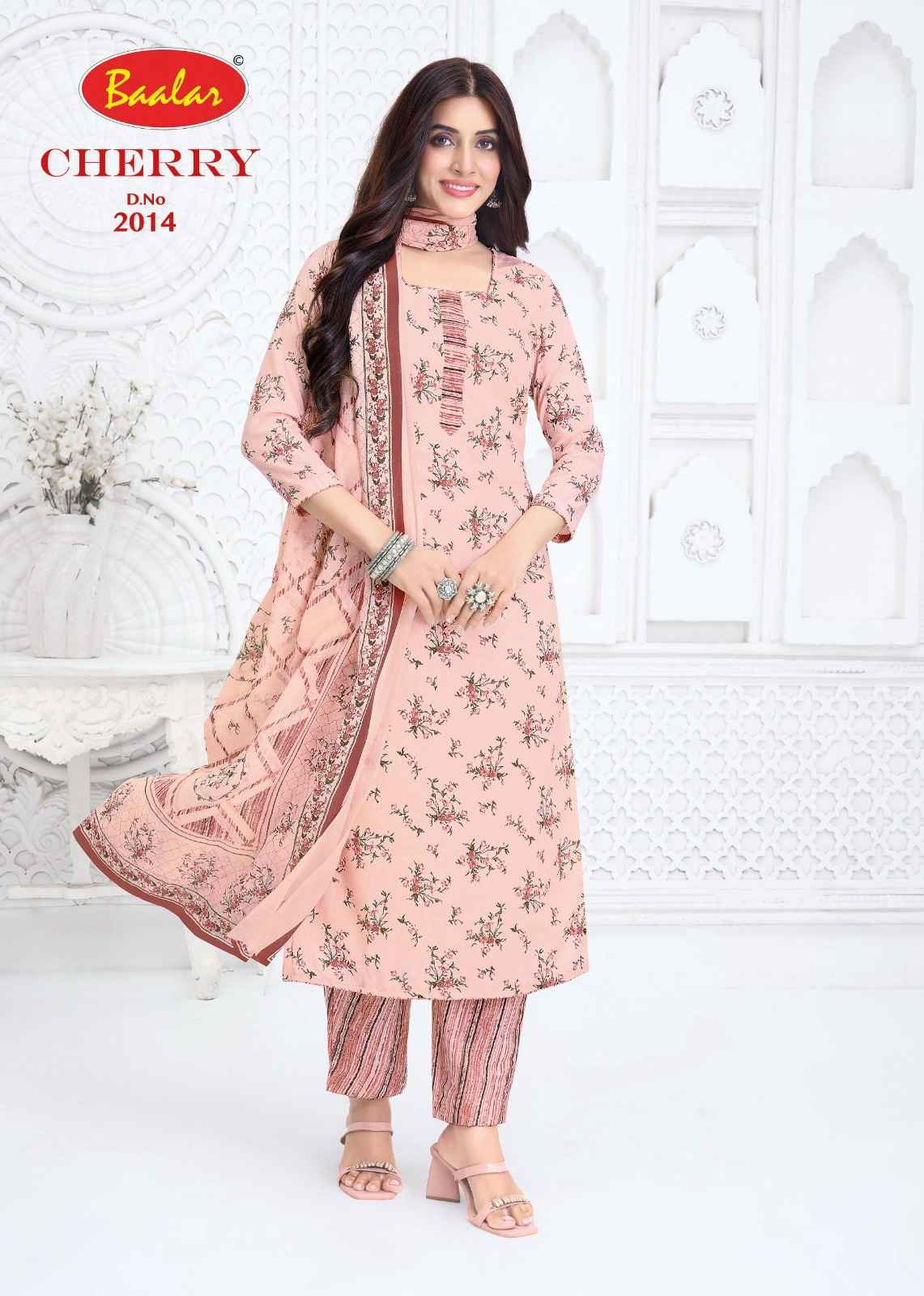 BAALAR CHERRY VOL-2 HEAVY COTTON PRINTED DRESS MATERIAL