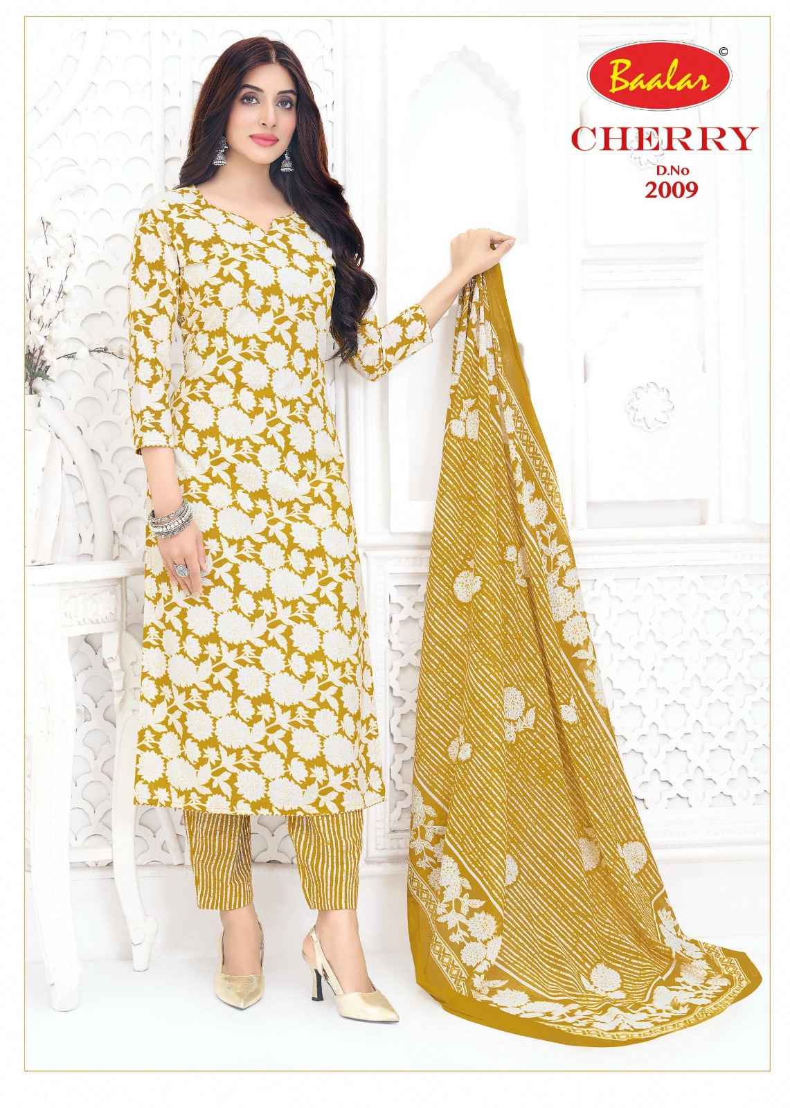 BAALAR CHERRY VOL-2 HEAVY COTTON PRINTED DRESS MATERIAL