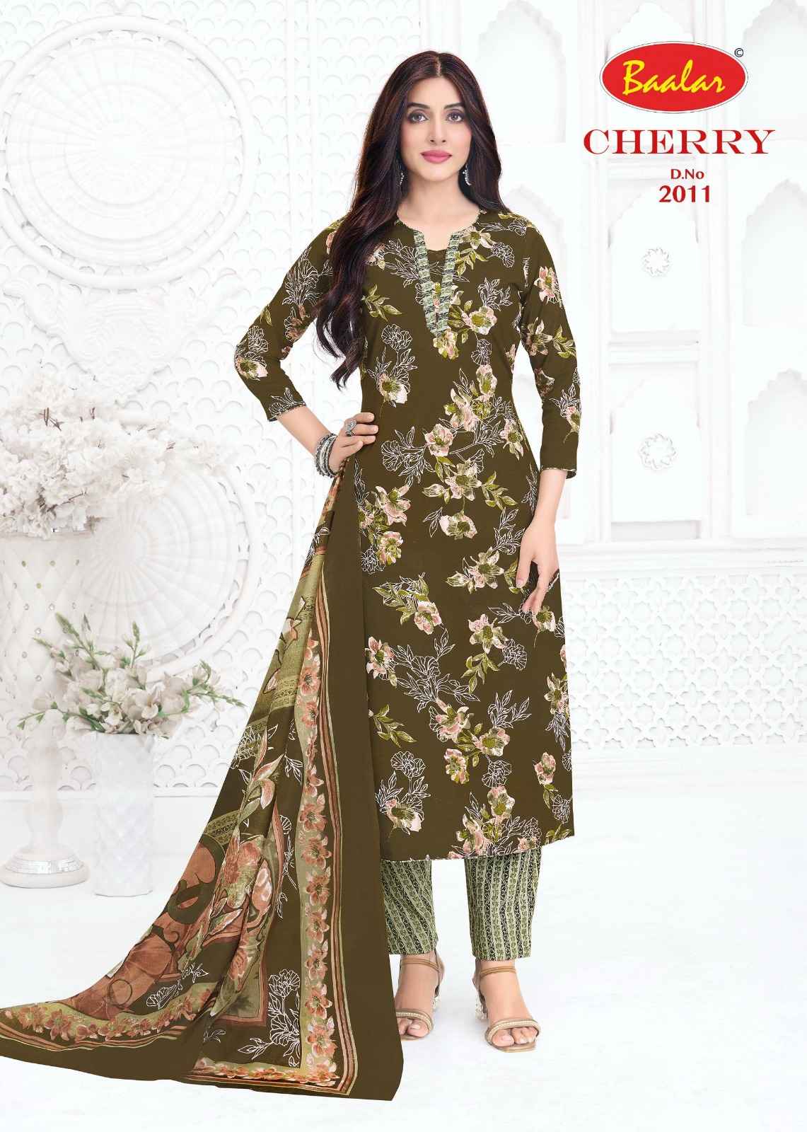 BAALAR CHERRY VOL-2 HEAVY COTTON PRINTED DRESS MATERIAL
