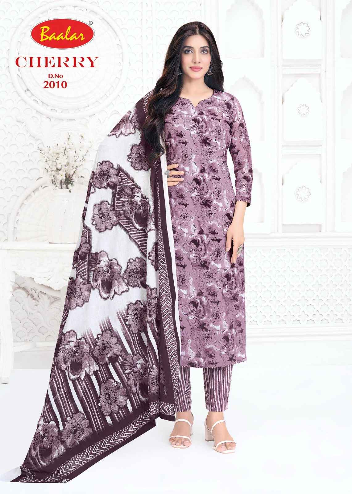 BAALAR CHERRY VOL-2 HEAVY COTTON PRINTED DRESS MATERIAL
