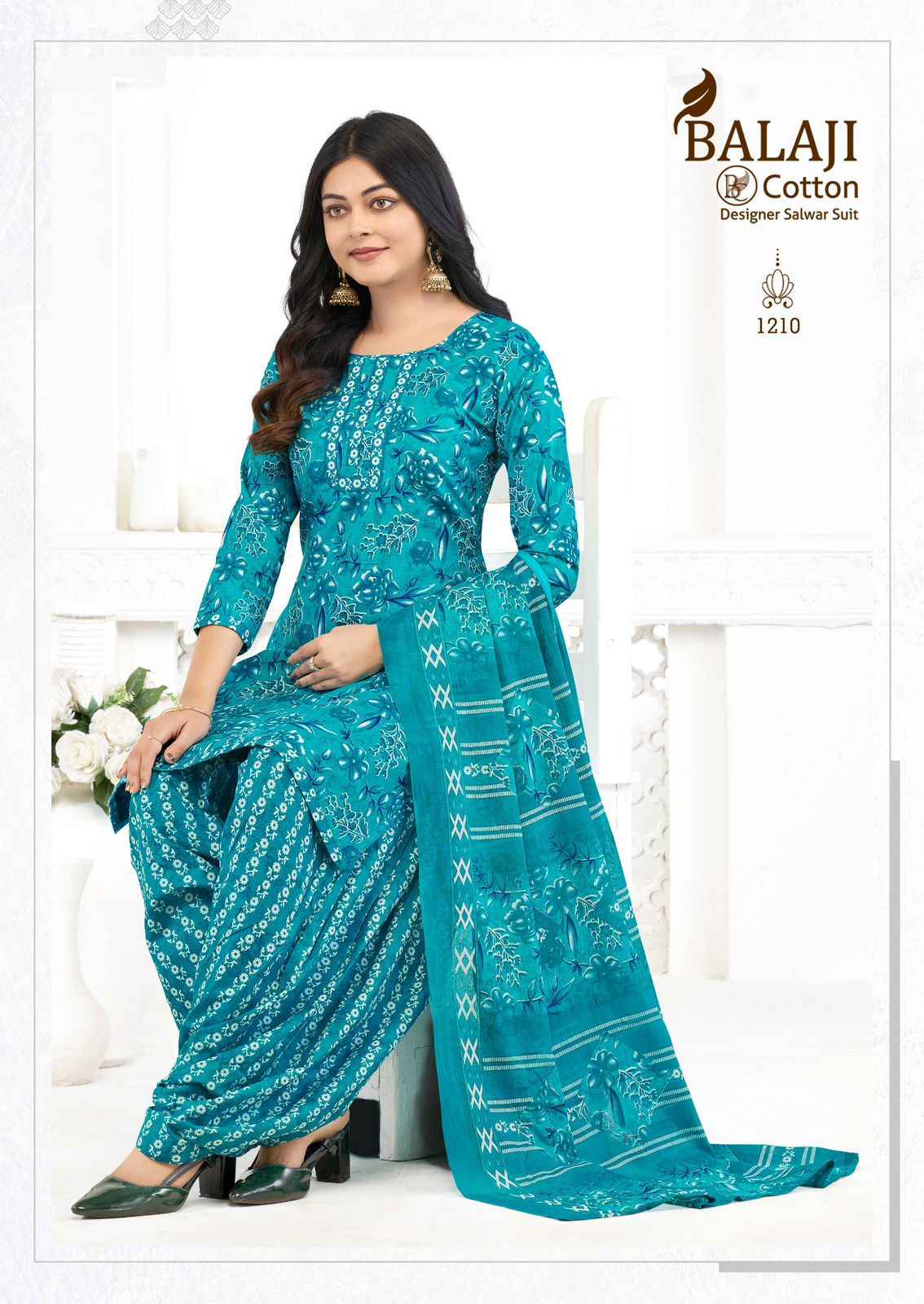 BALAJI SUI DHAGA VOL-12 COTTON PRINTED DRESS MATERIAL