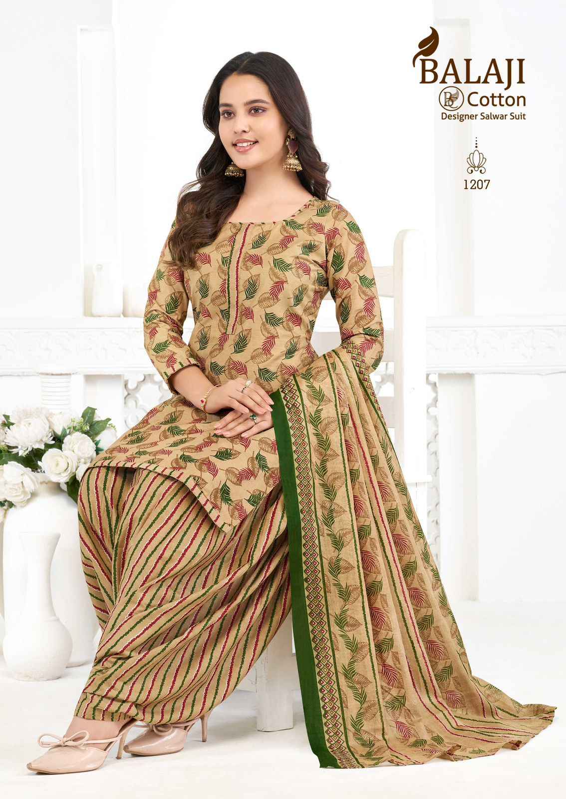 BALAJI SUI DHAGA VOL-12 COTTON PRINTED DRESS MATERIAL