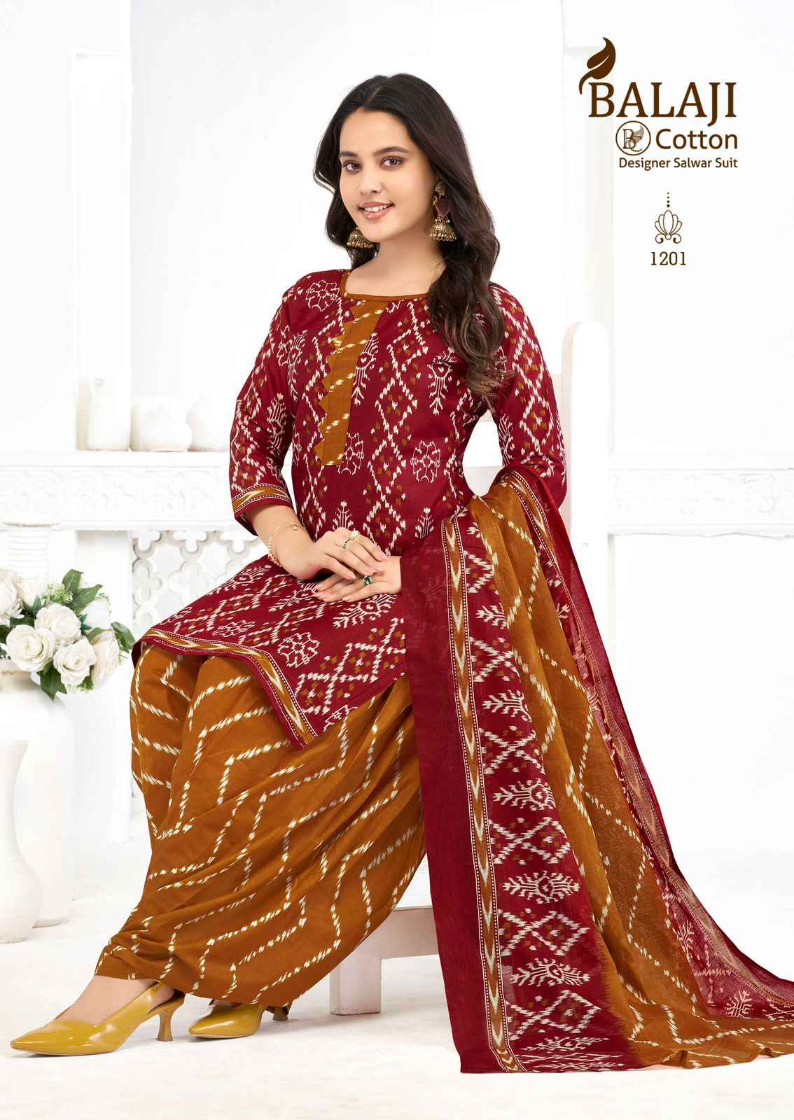 BALAJI SUI DHAGA VOL-12 COTTON PRINTED DRESS MATERIAL