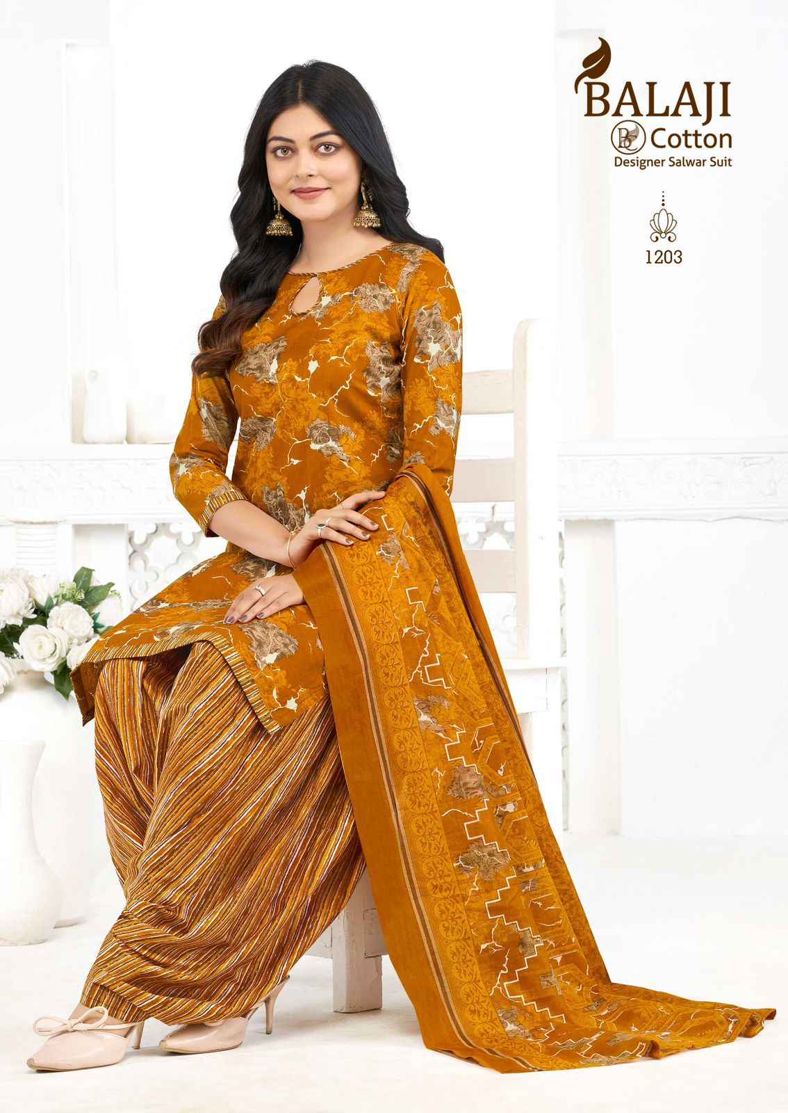 BALAJI SUI DHAGA VOL-12 COTTON PRINTED DRESS MATERIAL