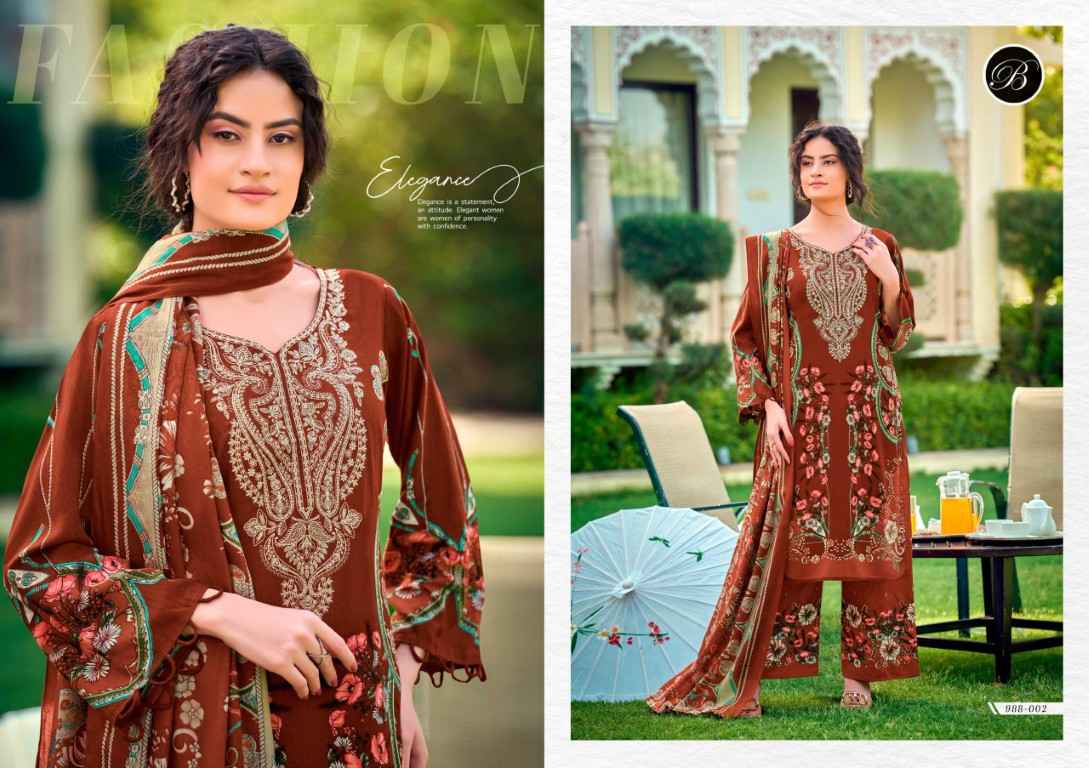 BELLIZA DILSHAD VOL-6 PURE VISCOSE RAYON DRESS MATERIAL
