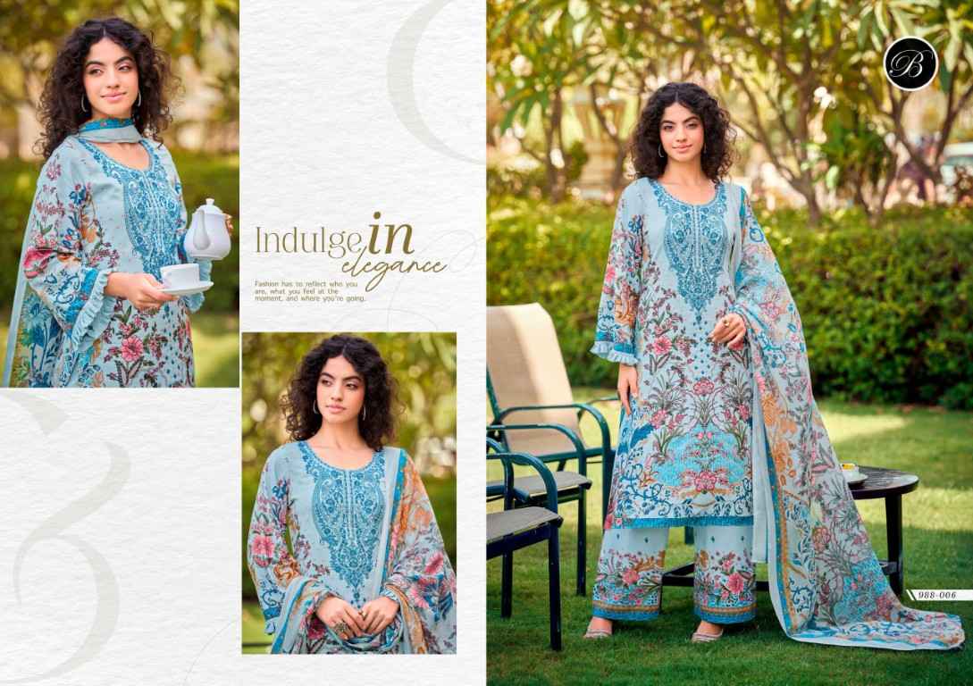 BELLIZA DILSHAD VOL-6 PURE VISCOSE RAYON DRESS MATERIAL