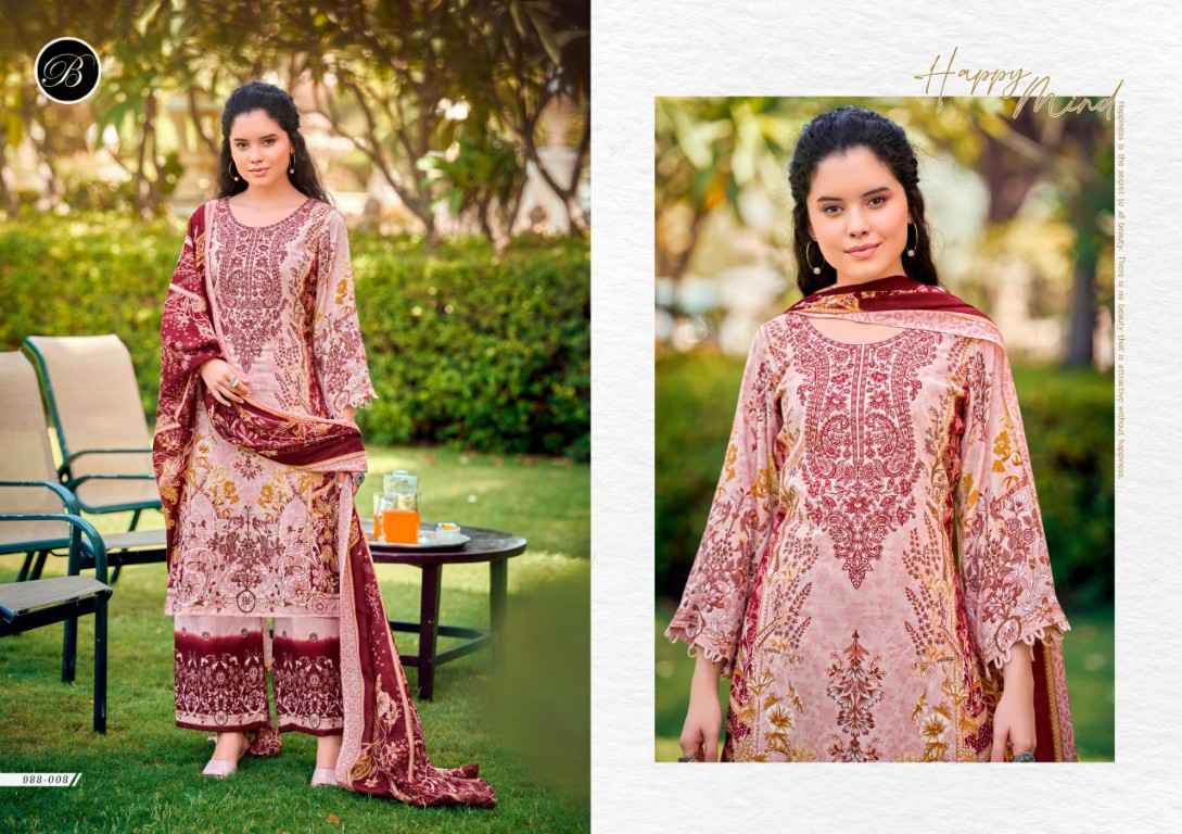 BELLIZA DILSHAD VOL-6 PURE VISCOSE RAYON DRESS MATERIAL