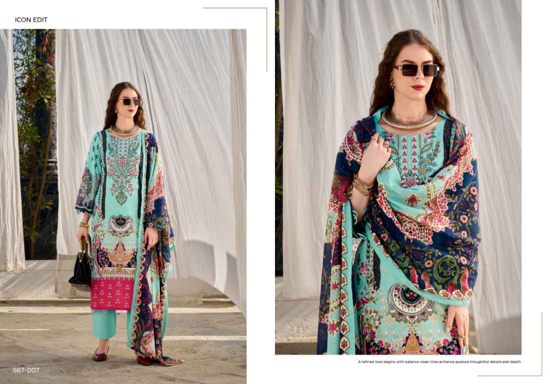 BELLIZA NAIRA VOL-147 PURE COTTON EMBROIDERY DRESS MATERIAL