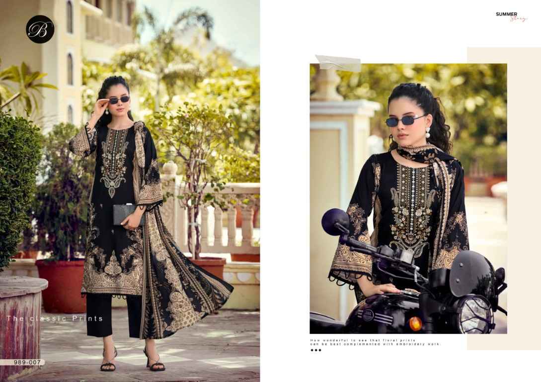 BELLIZA NAIRA VOL-148 PURE COTTON EMBROIDERY DRESS MATERIAL